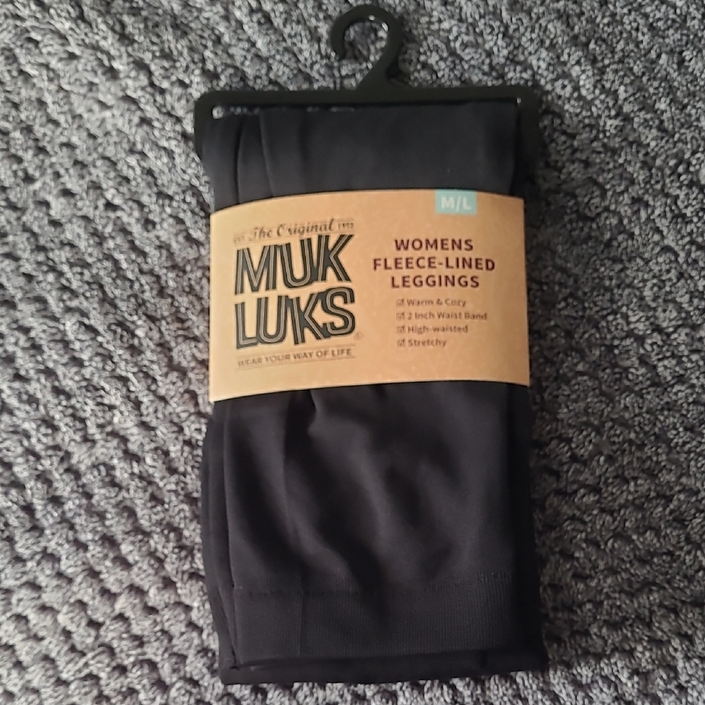 Muk Luks Fleece Lined Leggings Size M/L